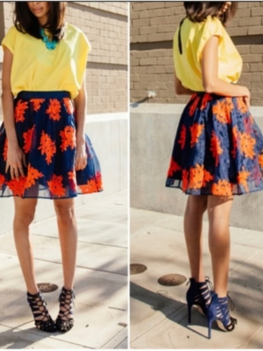 Like New! Anthropologie Maeve Pomme Blossom Skirt Embroidered Floral 4